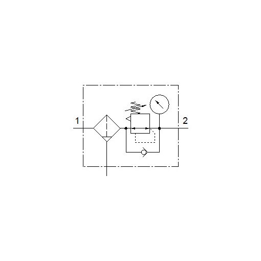 MS6-LFR-1/2-D6-E-P-M-AG-BAR-B  Nyomásszabályzó szelep